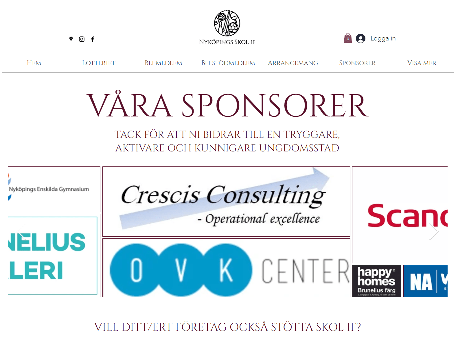 OVK-center sponsrar Nyköpings Skol IF